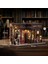 Vintage Coffee Shop - Book Nook Sihirli Kütüphane Kiti - 3D Ahşap Puzzle Dollhouse - Dıy Minyatür Kitaplık Dekorasyonu Maket Seti (F41B) - Vintage Kahve Dükkanı 8