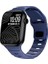 Uruchı Apple Watch 45MM, 44MM, 42MM Serileri ile Uyumlu Yumuşak Silikon Spor Kordon – Su Geçirmez, Konforlu ve Şık – Spor, Günlük, Fitness & Egzersiz Için, Dayanıklı Saat Kayışı, Lacivert 1
