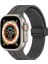 Uruchı Apple Watch Manyetik Silikon Kordon, 42MM, 44MM, 45MM Uyumlu, Watch Series 9 8 7 6 5 4 3 2 1 Se Için Unisex Spor Kayış, Yumuşak, Dayanıklı, Şık ve Su Geçirmez, Rahat ve Esnek Tasarım, Koyu Gri 1