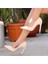 Hillar Bej Cilt Stiletto Ayakkabı 4
