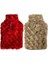 Sicak Su Torbasi 2 Adet Ponponlu Termofor 26X17X2CM 1 Li̇tre 1