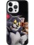 iPhone 15 Pro Max Kılıf Desenli Baskılı Tpu Rubber Kapak Jerry And-Tom 1
