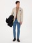 Erkek Bej Slim Fit Yün Kaşmir Karışımlı Mikro Desenli Ceket 50310754-VR011 11