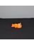 3D Hareketli Eklemli Turuncu Kedi Küçük Dekoratif Figür ve Süs 3