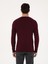 Erkek Bordo Slim Fit Pamuk Karışımlı Bisiklet Yaka Triko Kazak 50318676-VR014 14