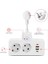 Çok Fonksiyonlu Akım Korumalı Priz ve USB Şarj Istasyonu - Ayarlanabilir Gece Lambalı 6