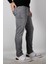 Erkek Kot Pantolon Slim Fit Dar Kesim 5 Cepli Gri 0521 6158 2