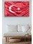 Türk Bayrağı Kanvas Tablo Ay Yıldız Tablo Türkiye Dalgalı Model 2