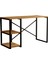 Arvel Raflı Metal Çalışma Masası - Atlantik Çam / Siyah - 90X44X71,8 cm 3