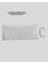 Beyaz Kablosuz Klavye Fare Seti Kablosuz Fare USB Alıcı Pc Uyumlu 5