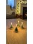 Yılbaşı Temalı 4 Lü Çam Ağacı Dekoratif Tealight Mum 2
