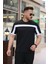 Erkek Şerit Detaylı Kısa Kollu T-Shirt 1