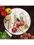 Cam Kesme Tahtası ve Sunumluk Yuvarlak Kitchenware Desenli 30 x 30 cm 3