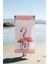 Dijital Baskı Plaj Deniz Havlusu Flamingo Desenli Peştamal HVL0072 1
