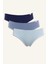 D6404AXBE572 Mavi Ribana 3'lü Brief Külot-Fall In Love 1