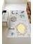 Dijital Baskı Kaymaz Tabanlı Çocuk ve Genç Odası Halısı H1046 1