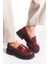 Kadın Günlük Loafer Ayakkabı 0012920 Bordo 2