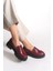 Kadın Günlük Loafer Ayakkabı 0012920 Bordo 4