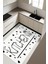 Kitchen Desenli Dijital Baskı Kaymaz Taban Mutfak Halısı H0060 1