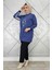 Kadın Baskı Detaylı Tesettür Tunik 3