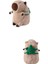 Capybara Sevimli Peluş Oyuncak 30 cm - Yumuşak & Sevimli Çıkarılabilir Kaplumbağa Çantalı 2