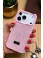 Apple iPhone 17 Pro Max Uyumlu – Pembe Taşlı Işıltılı Silikon Kılıf Darbeye Karşı Dayanıklı Kapak 6