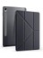 Kılıf Için Samsung Galaxy Tab S10 Fe PLUS/S10 Fe+ 13.1-Inçi Le Uyumlu Kılıf Üçgen Tri Folding Kalem Bölmeli Standlı Kılıfı (Siyah) 1