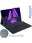 Lenovo Tab M10 TB-X306F 10.1 Tablet Bluetooth Klavyeli Standlı Kılıf - Bkk1 4