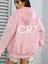 Cr7 Grafik Baskılı Kanguru Yaka Sweatshirt - Kadınlar Için Cepli Rahat Uzun Kollu 1