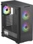 F16 2X140MM&1X120MM Argb Fanlı Atx Siyah Bilgisayar Kasası Psu Yok 1