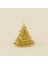 New Year Yılbaşı Çam Ağacı Şekilli Mum Gold 12X12X12,5 cm 2
