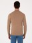 Erkek Camel Slim Fit Yün Karışımlı Çeyrek Balıkçı Yaka Basic Triko Kazak 50318891-VR015 12
