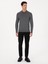 Erkek Füme Regular Fit Yün Karışımlı Polo Yaka Basic Triko Kazak 50318855-VR058 11