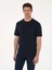 Erkek Lacivert Regular Fit %100 Pamuk Bisiklet Yaka Basic T-shirt 50319801-VR033 8