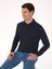 Erkek Lacivert Regular Fit Yün Karışımlı Polo Yaka Basic Triko Kazak 50318855-VR033 10