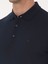 Erkek Lacivert Regular Fit Yün Karışımlı Polo Yaka Basic Triko Kazak 50318855-VR033 14