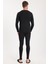 Erkek Slim Fit Dar Kesim Bisiklet Yaka Siyah Termal Alt Üst Takım 7