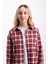 Oversize Geniş Kalıp Kareli Gömlek 1
