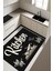 Kitchen Desenli Dijital Baskı Kaymaz Taban Mutfak Halısı H0033 1
