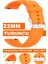 huawei watch gt gt2 gt3 gt4 gt5 pro saat uyumlu 22mm soft silikon saat kordonu kayışı a72-turuncu 1