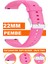 huawei watch gt gt2 gt3 gt4 gt5 pro saat uyumlu 22mm soft silikon saat kordonu kayışı a72-pembe 1