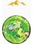 Rick & Morty Figürlü Yuvarlak Dijital Baskı Kaymaz Tabanlı Çocuk ve Genç Odası Halısı H0384 3