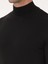 Erkek Siyah Slim Fit Pamuk Karışımlı Yarım Balıkçı Yaka Basic Triko Kazak 50318619-VR046 14