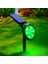 Solar Bahçe Aydınlatma Lambası - 9 LED Yeşil Işık, 200 Lümen, IP65 Su Geçirmez, Güneş Enerjili Kazıklı Veya Duvar Montajlı Çim Armatürü 1