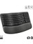 Wave Keys Kablosuz Dolgulu Avuç Içi Destekli Ergonomik Klavye, Konforlu Doğal Yazma, Easy-Switch, Bluetooth, Logi Bolt Alıcı, Çoklu Işletim Sistemleri, Windows/mac Için, Türkçe Q, Siyah 2