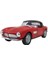 Bmw 507 Diecast Model Araba Kırmızı 1:36 Ölçek 1
