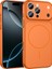 iPhone 12 Pro Max Kılıf Zore M-Safe Şarj Özellikli Kamera Korumalı Formen Kapak - Turuncu 1