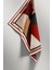 Twill Geometrik Desenli Bordo Renkli 90X90 Eşarp (Ipek Içermez) Kenar Dikiş Şekli El Dikişli 4