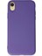 CPT83 iPhone Xr Kılıf First Silikon - Mor 1