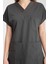 Üniforma V Yaka Antrasit Gri Unisex Likralı Ütü Istemeyen Doktor Hemşire Takım Scrubs 4